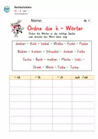 Vorschau - Stundenentwürfe - Rechtschreibregel-Training: ck-k Teil 1 (ohne Ausnahmen) - Seite 3