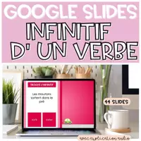 Vorschau - Spiele - GOOGLE SLIDES Verbe & Infinitif SET 2 - Deckblatt