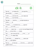 Vorschau - Arbeitsblätter - ck-k : Arbeitsblätter, Rätsel und Lückentext - Seite 3