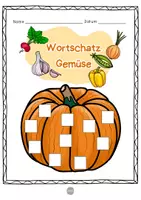 Vorschau - Spiele - Deutsch - DaZ/DaF: Mini Bastelei Deutsch Wortschatz "Gemüse" | daz/daf spiele - daz daf grundschule - Wortschatz nach Themen - Seite 2