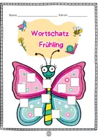 Vorschau - Spiele - Deutsch - DaZ/DaF: Mini Bastelei Deutsch Wortschatz "Frühling" | daz/daf spiele - daz daf grundschule - Wortschatz nach Themen - Seite 2