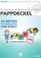 Vorschau - Spiele - Alltagsmaterial Pappdeckel im Sportunterricht - Deckblatt