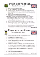 Vorschau - Arbeitsblätter - Vokabeltest mit der Methode "Peer Correction" FrauCuppaTea - Seite 3