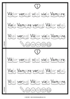 Vorschau - Arbeitsblätter - Lese-Flitzer | Buchstabe V/v | Lesetempo-Training | Grundschrift - Seite 2