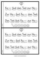 Vorschau - Arbeitsblätter - Lese-Flitzer | Buchstabe X/x | Lesetempo-Training | Grundschrift - Seite 3