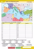 Vorschau - Arbeitsblätter - Materialpaket Mittelmeerraum – Alpenraum - Deckblatt