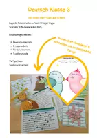Vorschau - Spiele - dir oder dich-Satzkärtchen - dir oder dich - Deutsch Klasse 3 - Seite 1