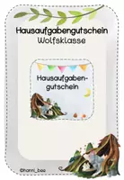 Vorschau - Bildkarten - Materialpaket Wolfklasse Klassenzimmer/Rituale/Schulstart/Einschulung - Seite 1