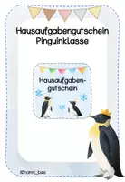 Vorschau - Bildkarten - Materialpaket Pinguinklasse Klassenzimmer/Rituale/Schulstart/Einschulung - Seite 1