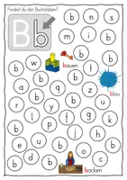 Vorschau - Arbeitsblätter - Spot and Dot Kleinbuchstaben - Buchstabensuche - Seite 3