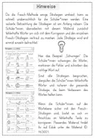 Vorschau - Arbeitsblätter - Fresch - Wörter korrigieren - Erstes Kennenlernen der Strategien - Seite 1