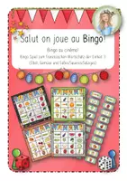 Vorschau - Unterrichtsreihen - Bingo zum französischen Wortschatz - Einheit 3 (Unité 3) - Deckblatt
