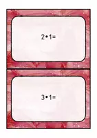 Vorschau - Stationenlernen - Einmaleins Kartei zur Multiplikation - Seite 1