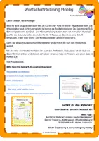 Vorschau - Arbeitsblätter - DaF/DaZ Wortschatz Hobby + Einführung Perfekt - Seite 1