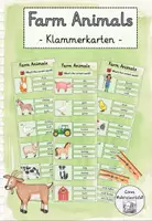 Vorschau - Spiele - Farm Animals - Klammerkarten - Deckblatt
