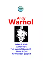 Vorschau - Unterrichtsreihen - Andy Warhol (Infotext, Lückentext, Rätsel, Quiz) - Deckblatt