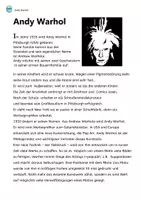 Vorschau - Unterrichtsreihen - Andy Warhol (Infotext, Lückentext, Rätsel, Quiz) - Seite 3