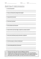 Vorschau - Arbeitsblätter - Lernposter + AB mit Fragen zum Thema "Hummeln" + Lösungsblatt + Infografik - Seite 1