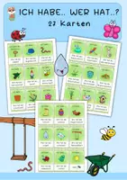Vorschau - Spiele - Ich habe... Wer hat...? Deutsch, Frühling - Deckblatt