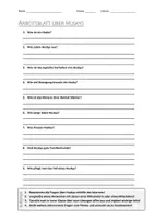 Vorschau - Arbeitsblätter - Lernposter + AB mit Fragen zum Thema "Husky" + Lösungsblatt + Mindmap + Infografik - Seite 1