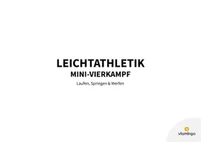 Vorschau - Stundenentwürfe - Leichtathletik: Mini-Vierkampf für den Sportunterricht & Sportfeste - Seite 1