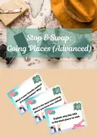 Vorschau - Arbeitsblätter - Stop and Swap - Going Places/Traveling Advanced - Deckblatt