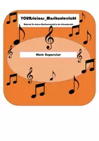 Vorschau - Arbeitsblätter - Mein Superstar - Deckblatt