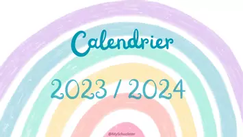 Aperçu - Outils du professeur - 2023 2024 Calendrier Cahier de maitresse - Page de couverture
