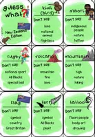 Vorschau - Spiele - New Zealand: Guess What - Speaking Game (72 Spielkarten Neuseeland) - Seite 1
