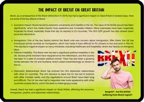 Vorschau - Arbeitsblätter - Bregret - Are the British Suffering from Brexit Regret? (Panel Discussion / Role Play / Talkshow / Q1 Q2) - Seite 1