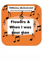 Vorschau - Arbeitsblätter - Der Superhit "Flowers" von Miley Cyrus genau unter die Lupe genommen - Deckblatt