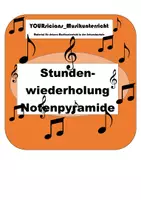 Vorschau - Arbeitsblätter - Die Notenpyramide - Aufbau und Bestandteile - Deckblatt