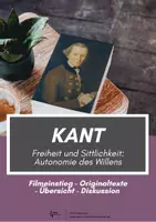 Vorschau - Stundenentwürfe - Immanuel Kant - Freiheit und Sittlichkeit Autonomie des Willens (8) - Deckblatt