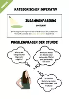 Vorschau - Stundenentwürfe - Immanuel Kant - Freiheit und Sittlichkeit Autonomie des Willens (8) - Seite 2