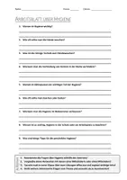 Vorschau - Arbeitsblätter - AB mit Fragen zum Thema "Hygiene" + Lösungsblatt + Mindmap + Infografik - Deckblatt
