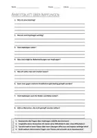 Vorschau - Arbeitsblätter - AB mit Fragen zum Thema "Impfung" + Lösungsblatt + Infografik - Deckblatt