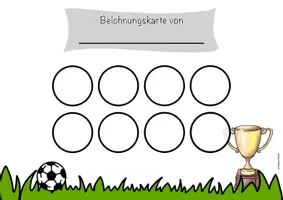 Vorschau - Fördermaterial/Inklusion - Belohnungskarten Tokensystem Stempelkarten Pokale - Seite 3