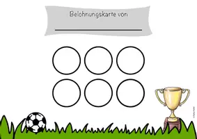 Vorschau - Fördermaterial/Inklusion - Belohnungskarten Tokensystem Stempelkarten Pokale - Seite 2