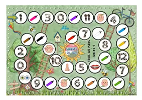 Vorschau - Unterrichtsreihen - Spielfeld Wortschatz Französisch Einheit 1 (Zahlen, Farben und Gesicht) - Seite 3