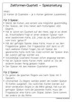 Vorschau - Mal- und Bastelvorlagen - Zeitformen - Quartett mit Vorlagen zur eigenen Gestaltung - Seite 1
