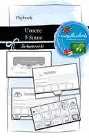 Vorschau - Anderer Materialtyp - Unsere 5 Sinne: Flipbook - Deckblatt