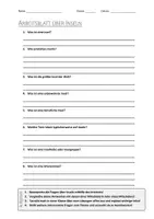 Vorschau - Arbeitsblätter - AB mit Fragen zum Thema "Inseln" + Lösungsblatt + Infografik - Deckblatt