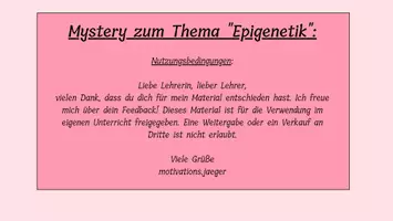 Vorschau - Spiele - Mystery zum Thema Epigenetik: Unterschiede bei Zwillingen (Brustkrebs) - Seite 1