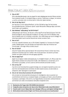 Vorschau - Arbeitsblätter - AB mit Fragen zum Thema "iOS" + Lösungsblatt - Seite 1