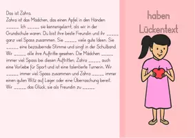 Vorschau - Stationenlernen - Die häufigsten Verben illustriert - Texte und Lückentexte - Seite 3