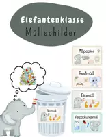Vorschau - Poster - Müllschilder für die Elefantenklasse - Deckblatt