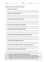 Vorschau - Arbeitsblätter - AB mit Fragen zum Thema "Isegrim" + Lösungsblatt - Deckblatt