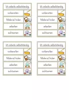 Vorschau - Fördermaterial/Inklusion - Selbstorganisiertes Lernen / Arbeitsschritte visualisieren - Seite 2