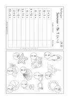 Vorschau - Arbeitsblätter - Rechenspuren - Thema Sommer - ZR 20 (Kl. 1) - Seite 2