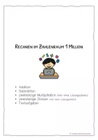 Vorschau - Arbeitsblätter - Grundrechenarten im Zahlenraum 1 Million - Seite 2